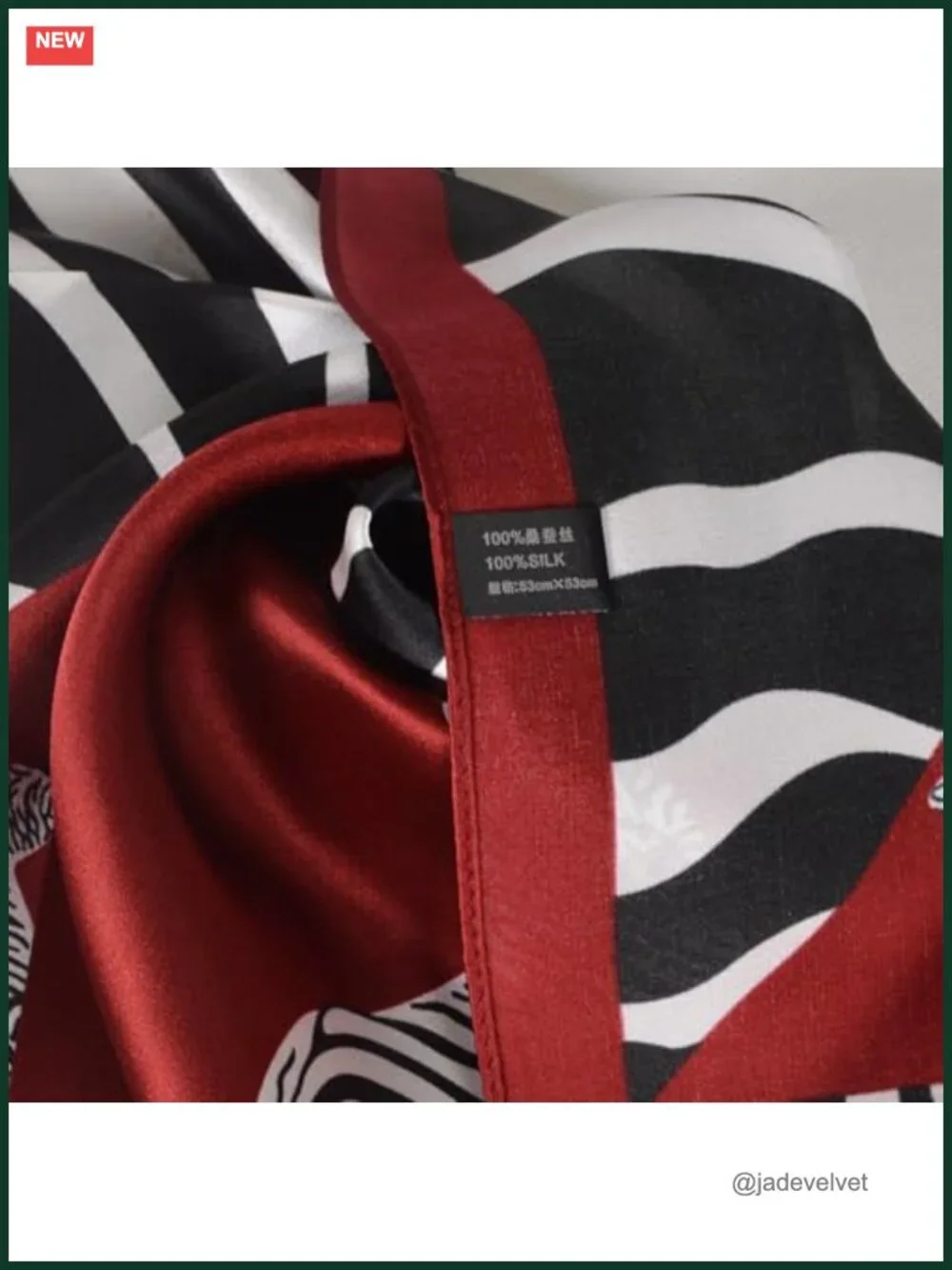 100% Mulberry Silk Neck Scarf 21